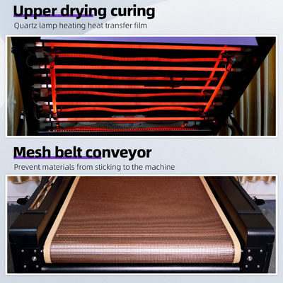 63cm DTF Shaker Dryer Automatic For 60cm DTF Printer Upper Drying Curing Function