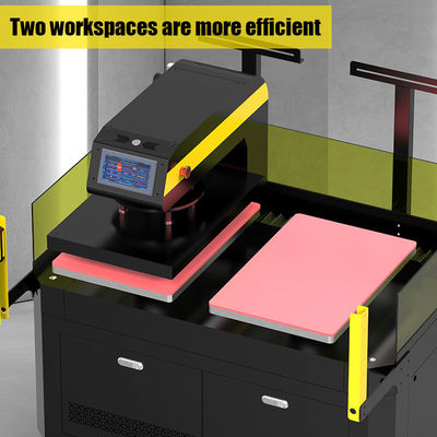 Large Automatic DTF Transfer Film Heat Press Machine With Infrared Positioning Guidance